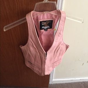 Ladies’ leather vest